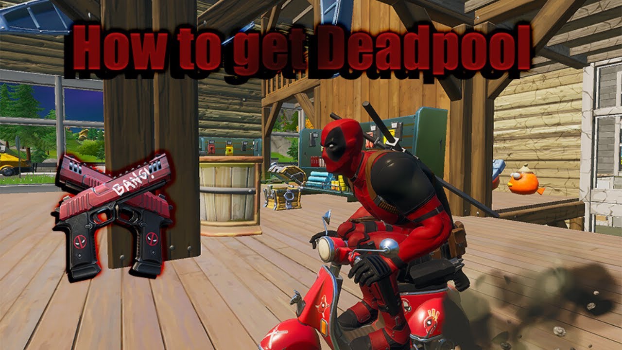 Fortnite: How to complete the Deadpool Week 7 Challenges - Deadpools Pistols  - How to Get Deadpool