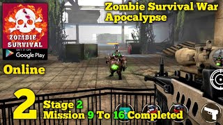 Zombie Survival War Apocalypse Stage 2 Completed Gameplay Part 2 (Android) screenshot 1