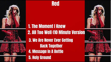 My Top 5 Taylor Swift Songs From Each Album!