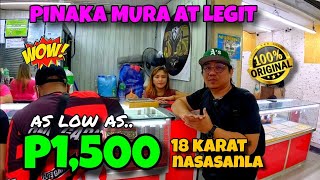 LEGIT AT PINAKA MURANG BILIHAN NG ALAHAS SA ONGPIN | JEWELRY STORE | 18 KARAT