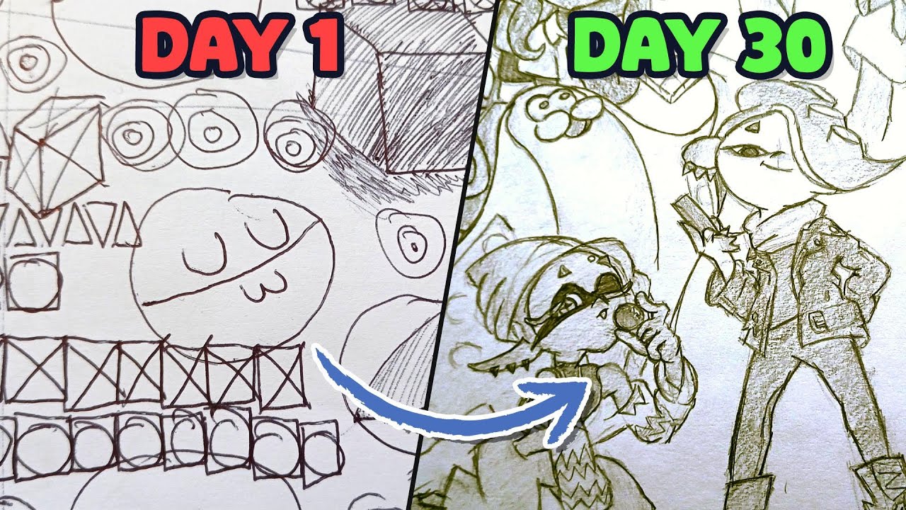 Can I Learn To Draw In One Month? - How Much Can I Improve in January ...
