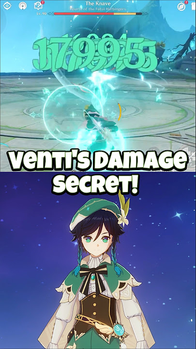 How Venti actually Deals Big Damage!