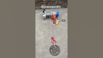 Máy tời xây dựng, tời đa năng 500-1000kg cáp 30-60m
