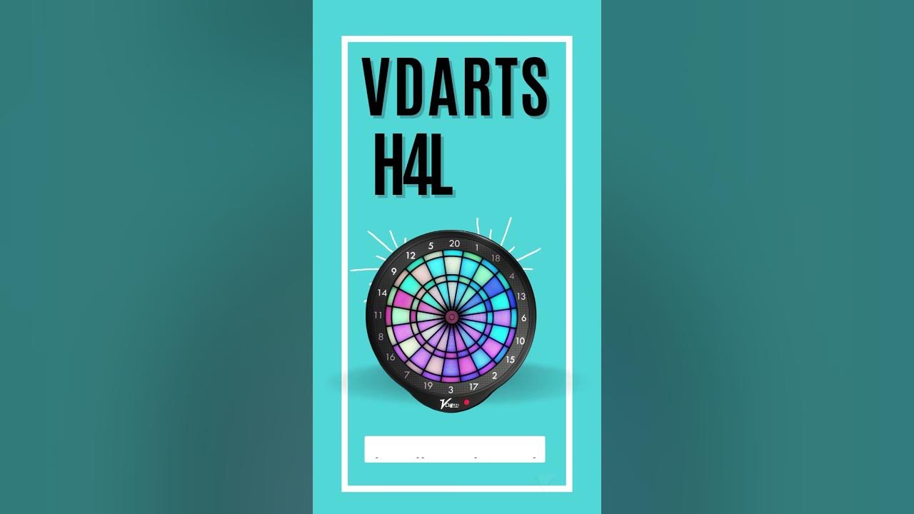 VDarts H4L Home Dartboard #H4L #MiniPro #3L #H4 #onlineplay #fyp 