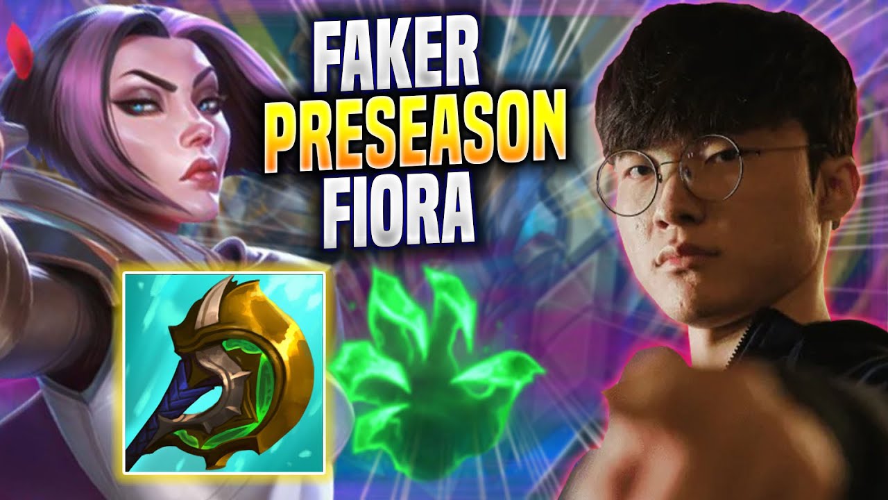 FAKER TRIES FIORA IN THE NEW PRESEASON! - T1 Faker Plays Fiora MID vs Yone! | Preseason 2023