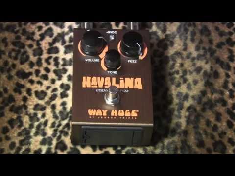 Way Huge HAVALINA germanium fuzz demo with Kingbee Tele & Dr Z Antidote