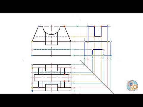 Video Hướng dẫn vẽ hình chiếu thứ 3 _ Onit TV - youtube