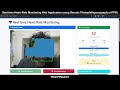 Heart Rate Monitor Pro — rPPG in Python (Flask Web App + UBFC Dataset, FFT, CHROM, Academic Project)