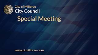 Millbrae City Council Special Closed Session, August 6, 2026