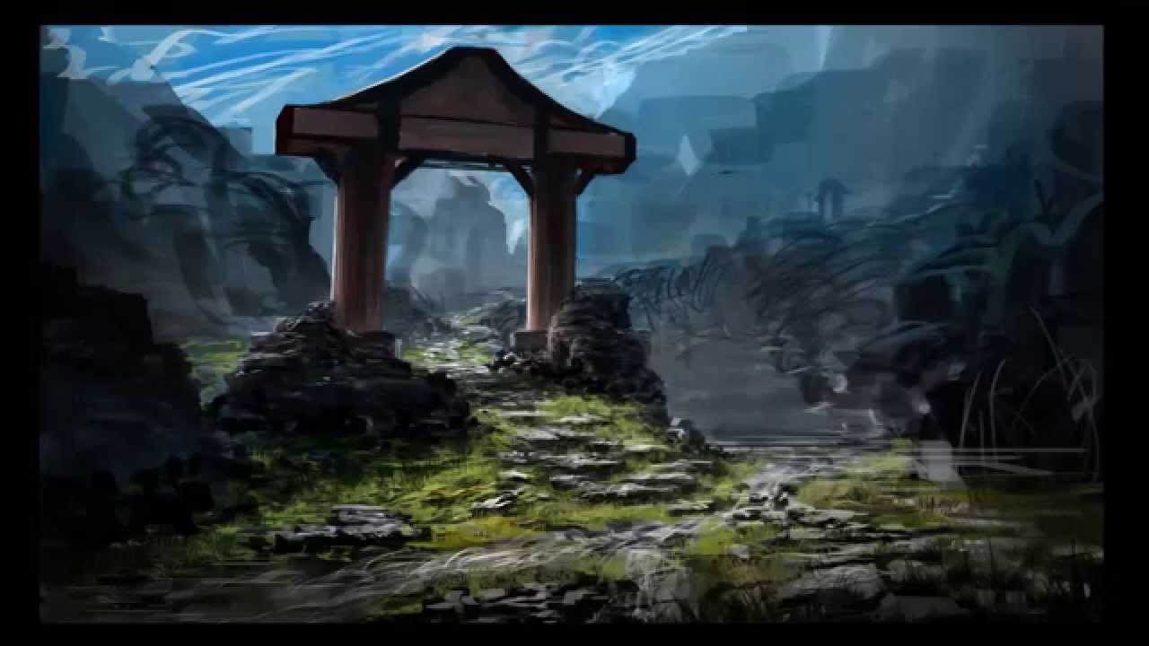 Mountain Path (Digital Painting) By Tom Prante