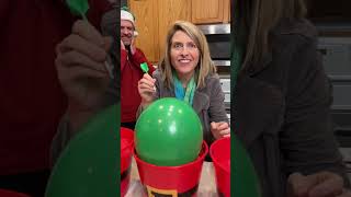 Family Balloon Hit Christmas Game