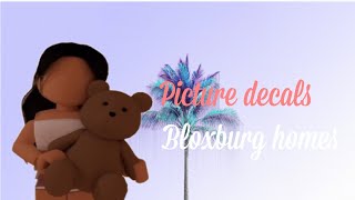 Picture Decal Codes For Your Home Bloxburg