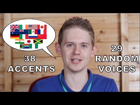 The English Language in 67 Accents \u0026 Random Voices