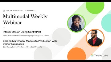 ControlNet for Interior Design & Weaviate Vector Database for Multimodal AI | Multimodal Weekly 10