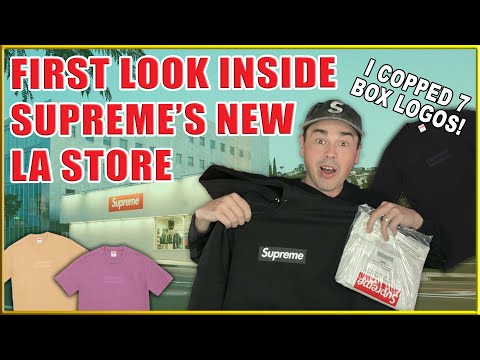 Supreme West Hollywood Opening LA Box Logo Tee First Look