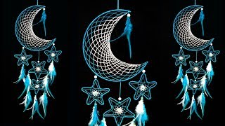 How to make MOON and STAR wall hanging || Room Decor Ideas