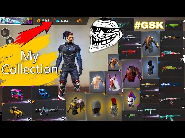 MY COLLECTION || GLOBAL PLAYER || POOR PLAYER IN INDIA || GSK class=