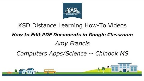 Edit PDF File in Google Classroom using DocHub