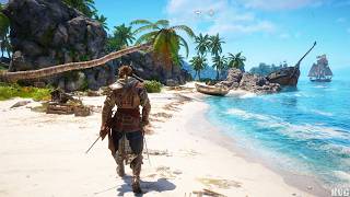 Assassin's Creed Black Flag Resynced - Salt Lagoon - Open World Free Roam Gameplay (UHD) [4K60FPS]