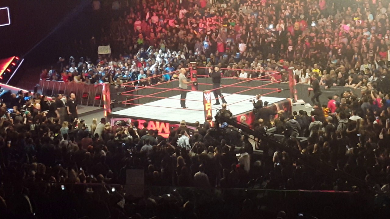 The Rock Calls CM Punk - Staples Center - Los Angeles, CA - 2/20/17