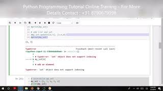 Python Programming Tutorial Online Training in Adithyaelearning