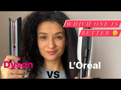 L'Oréal Steampod 3.0 VS Dyson Corrale | The big battle between 2 giants |  Tested on thick curly hair - YouTube