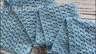Easy Crochet Scarf, Beautiful 2-Row Repeat Tutorial screenshot 5