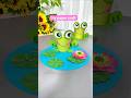Diy paper craft frog🐸 diy frog with paper cup #diy #shortfeed #jannatcraftingandart #frog