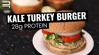 Turkey Burger Recipe with Avocado | 28 g Protein Recipe | FREE Nutrition Guidebook Download