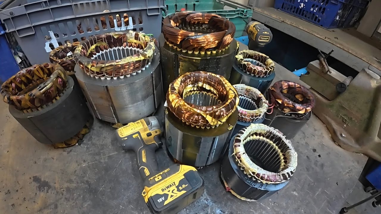 Утилизация медных электродвигателей