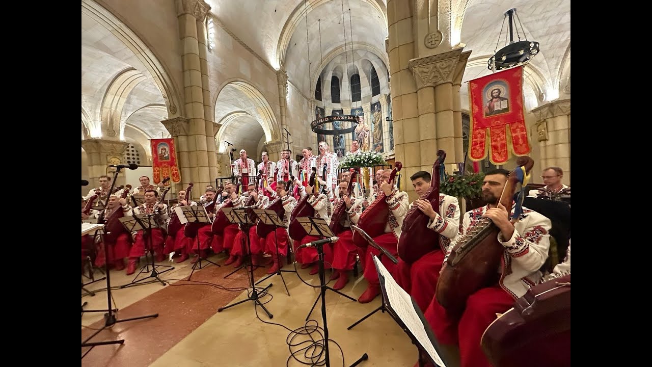 Nacional Capella Banduristas de Ucrania. Gijon. Iglesia San Pedro, 7 de Diciembre.