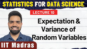 10. Expectation and Variance of Random Variables | #fodo #ai #fodoai #datascience #hindi