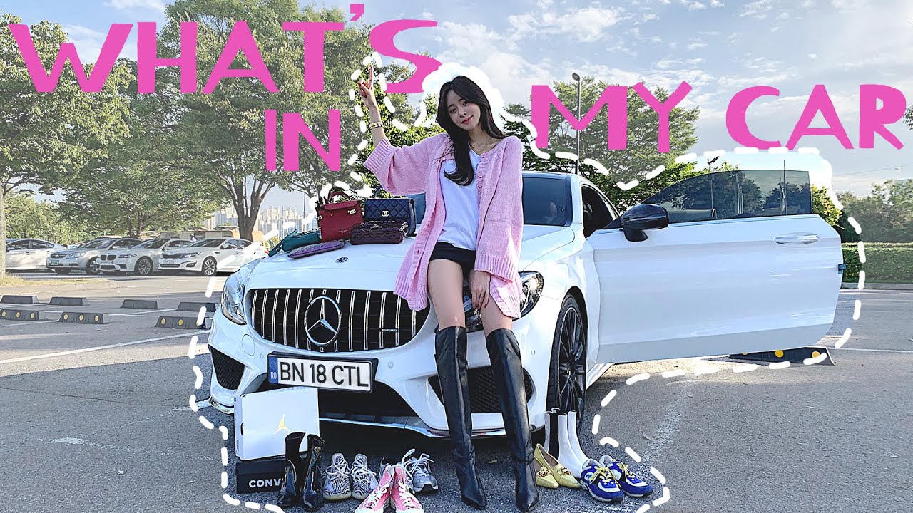 [ENG] Кто-нибудь хочет увидеть ватт в моей сумке, а не ватт в моей сумке? 🙋🏻‍♀Что в моей машине?🚘💨