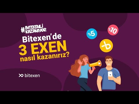 Bitexen || Kayıt ol KYC yap 120 TL kazan! Ayrıca 2000 TL'ye kadar çekilebilir ödül kazanabilirsiniz!