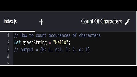 JavaScript Interview Prep: Count Character Occurrences in a String (The reduce() Method)