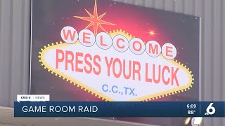 Press Your Luck gameroom raided Thursday