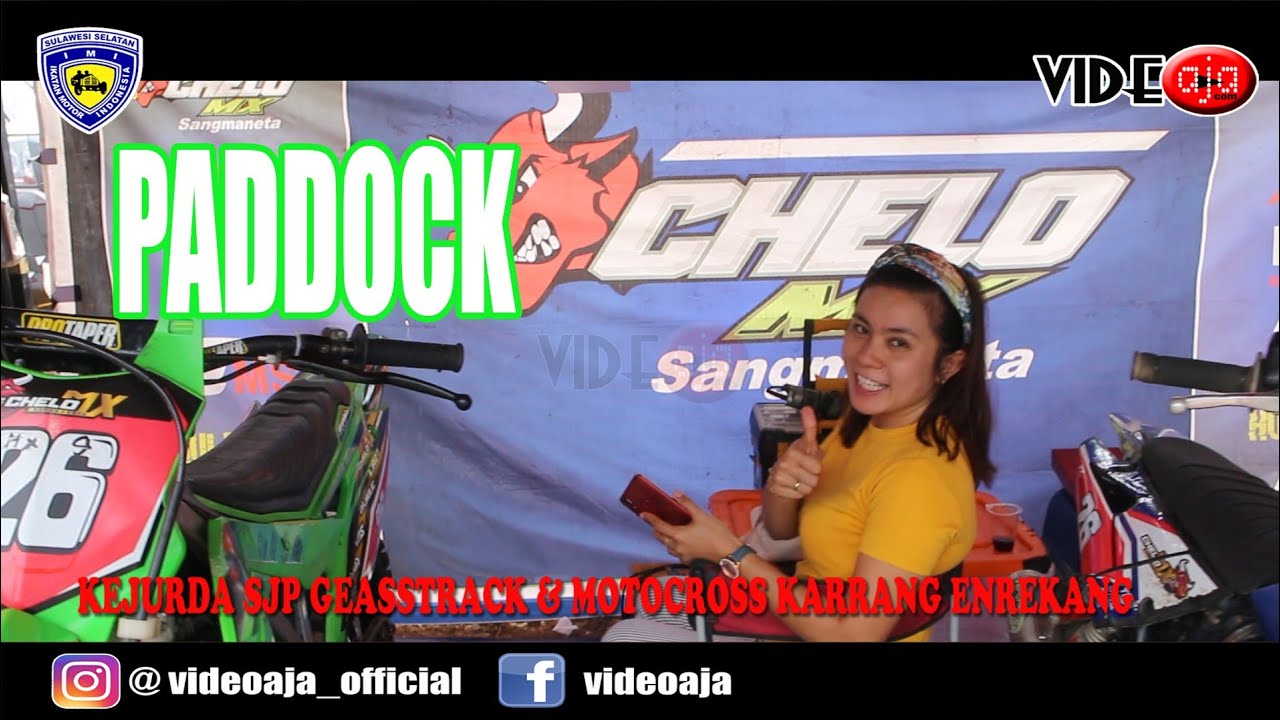 PADDOCK Final Kejurda SJP Grasstrack motocross seri5 sirkuit bottolamoro karrang enrekang | videoaja