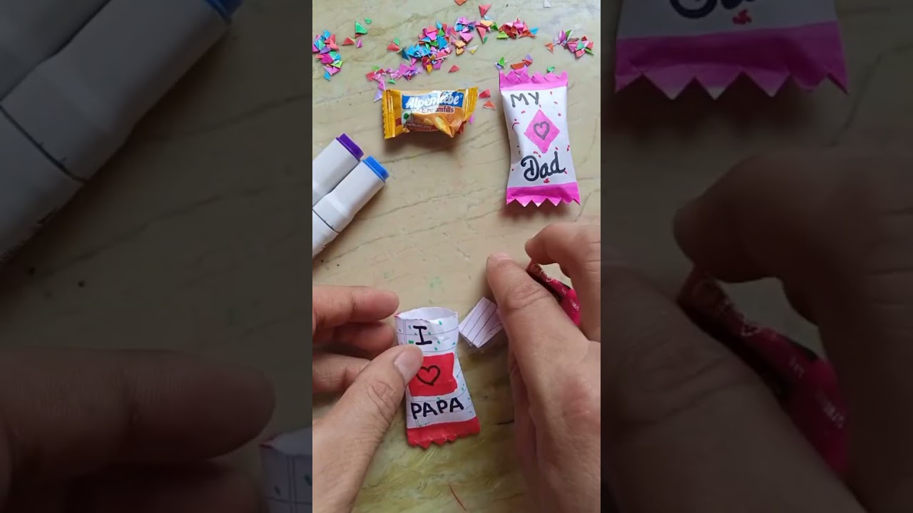 Father's day special status, Father's day gift craft video 