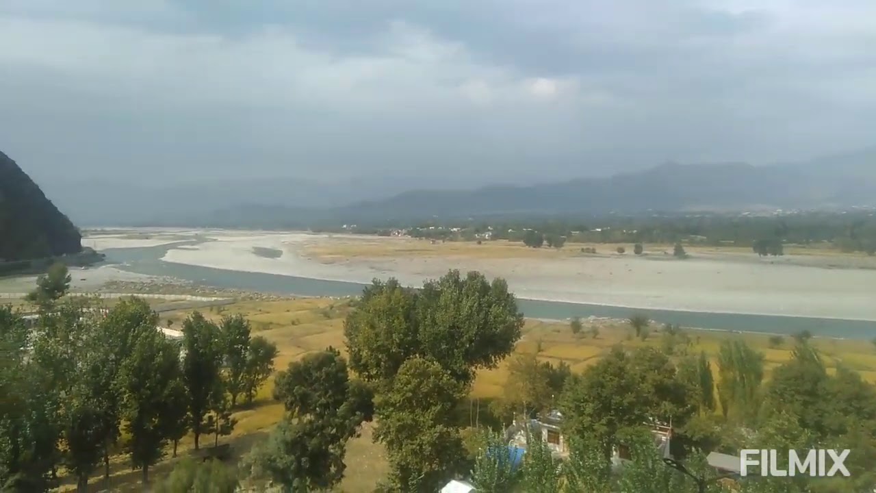 View of River Swat from Swat Shopping Mall ,Fizagat Swat