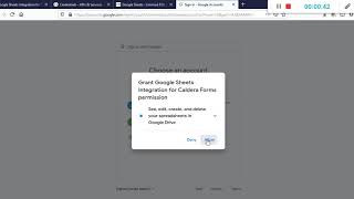 Google Sheets Integration for Caldera Forms - Authorizing Plugin Access to Google Sheets