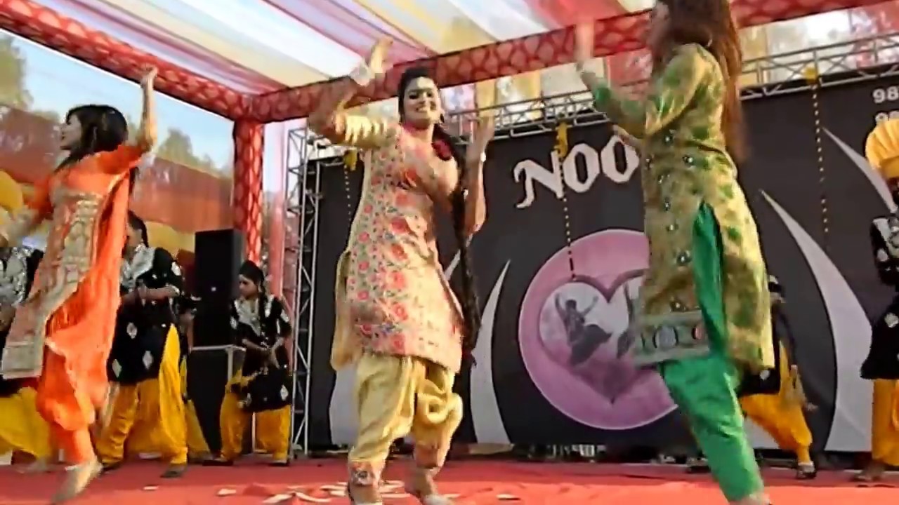punjabi dance on stage must see YouTube