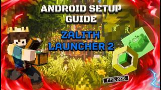 How to Setup ZALITH LAUNCHER 2 2026 | EASY GUIDE | Minecraft java edition on mobile