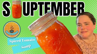 How to Home Can Spiced Tomato Soup