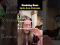 Ranking Best Sprite Burp Challenge #usa #funnyvideos #challenge