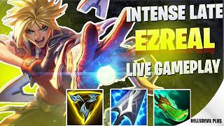 INTENSE LATE EZREAL GAME! - Wild Rift HellsDevil Plus Gameplay