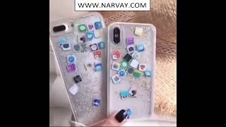 Iphone Cute Apps Icon Emoji Liquid Case Glitter screenshot 1