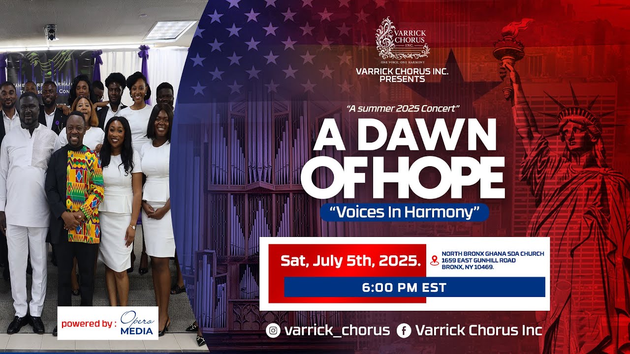 Summer 2025 Concert: A Dawn of Hope by Varrick Chorale