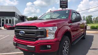 Pre Owned 2019 Ford F-150 XLT Ruby Red 5.0L V8 10-Speed Automatic 4D SuperCrew Video Walkthrough
