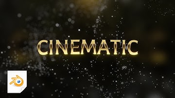 Blender tutorial: How to make a cinematic particle intro
