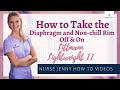 How To Take Stethoscope Diaphragm & Non Chill Rim Off & On The Littmann Light Weight II S.E.